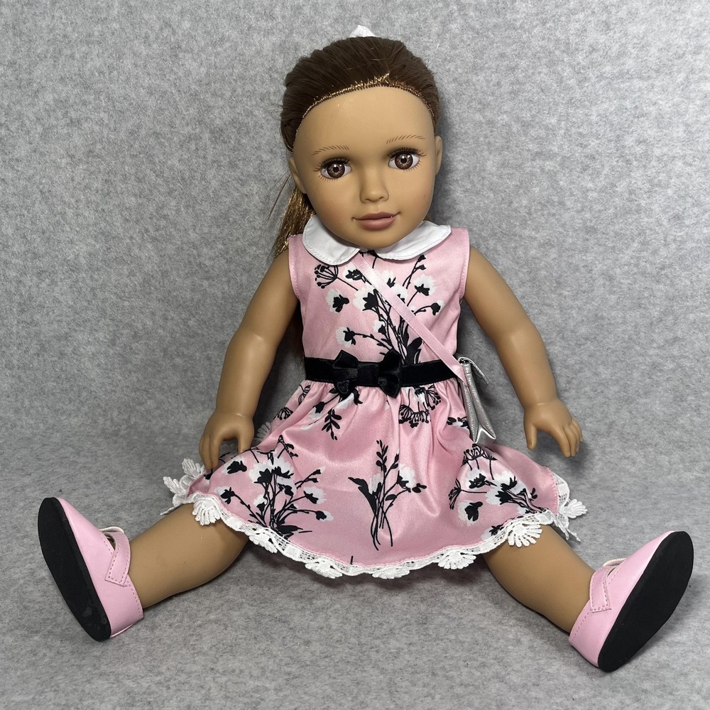 Gift Boutique 18 Inch Fashion Doll Brown Red Haired Poseable Purse Shoes Clothes